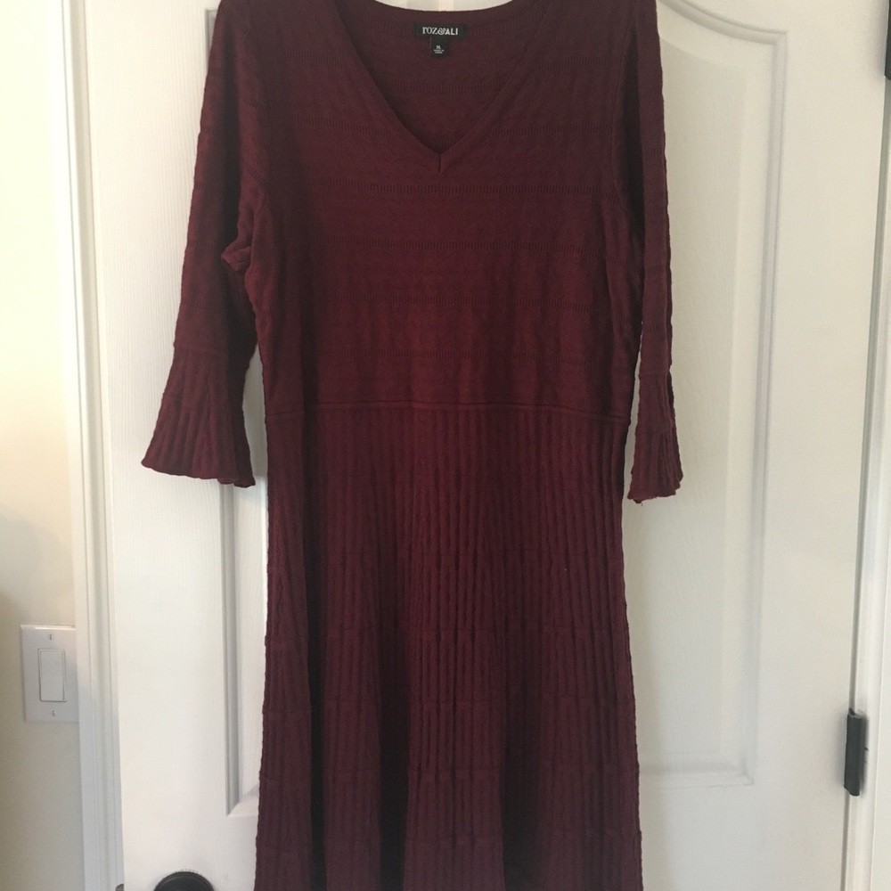 Burgundy Dress from Dress Barn